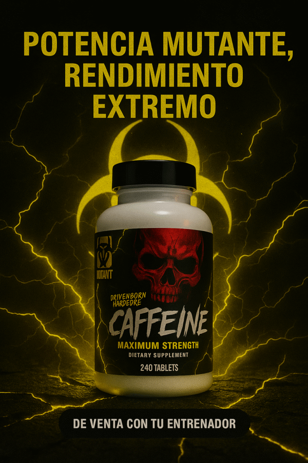 ⚡ Mutant Caffeine – 240 Cápsulas