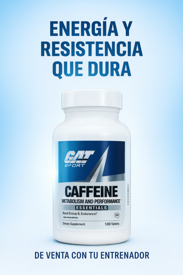 Pastilas Cafeina Gat 100 ⚡ GAT Caffeine – 100 Cápsulas