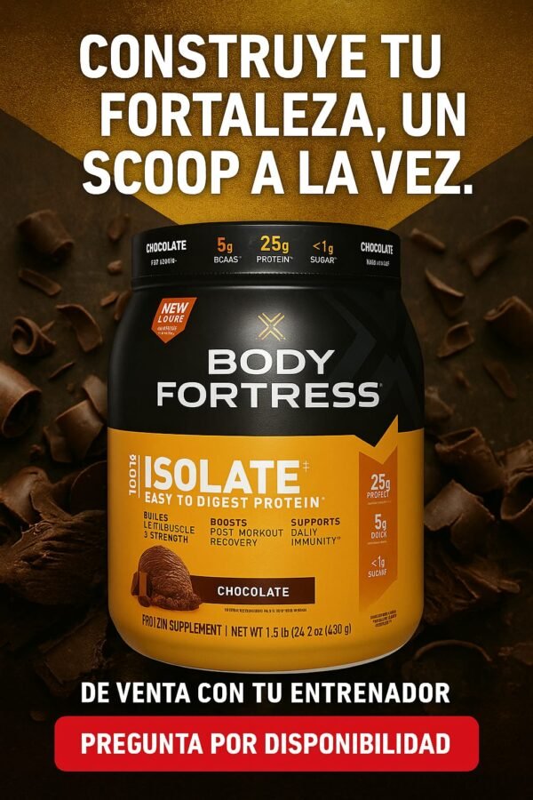 Body Fortress Body Fortress Chocolate – Proteína, Sabor y Resultados 🍫💪