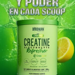 Creatina Birdman Sabor Limón con Electrolitos 🦅💪