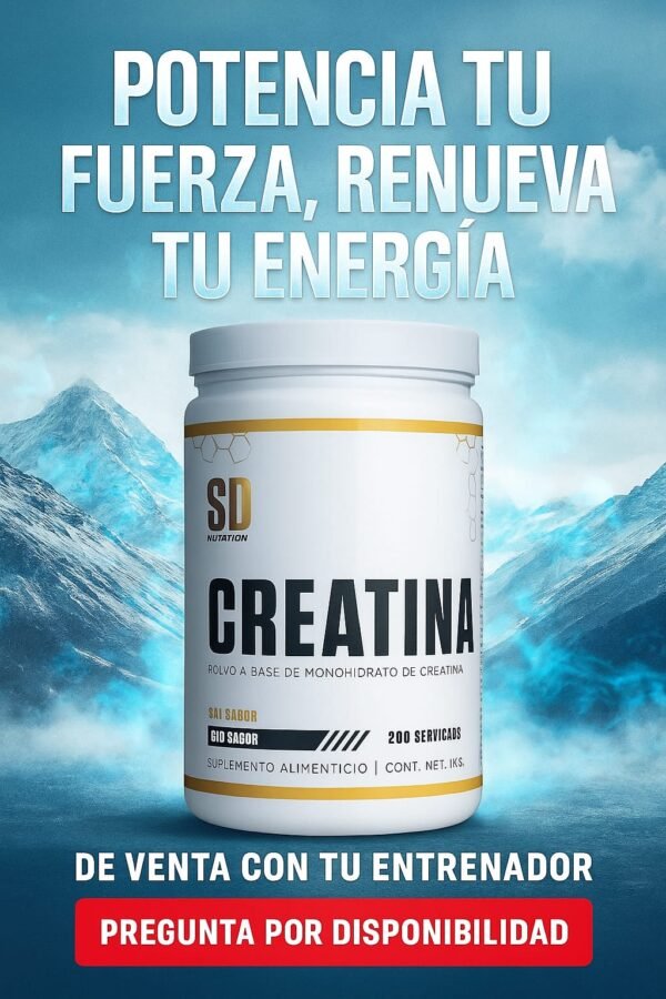 Creatina SD – Potencia y Resultados Reales ⚡💪