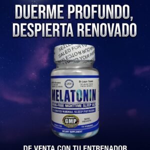 Melatonina E Melatonin – Tu descanso profundo y natural 🌙✨