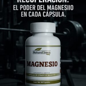 Nature Citrato de Magnesio – Energía Natural y Bienestar Diario 🌿⚡