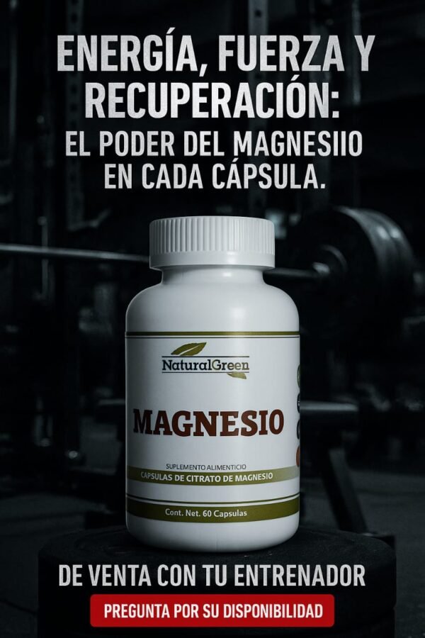 Nature Citrato de magnesio Nature Citrato de Magnesio – Energía Natural y Bienestar Diario 🌿⚡