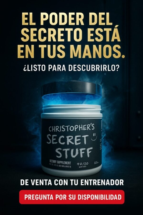 Secreet Stuff Christopher’s Secret Stuff – El Secreto de la Energía y el Rendimiento 🚀💥
