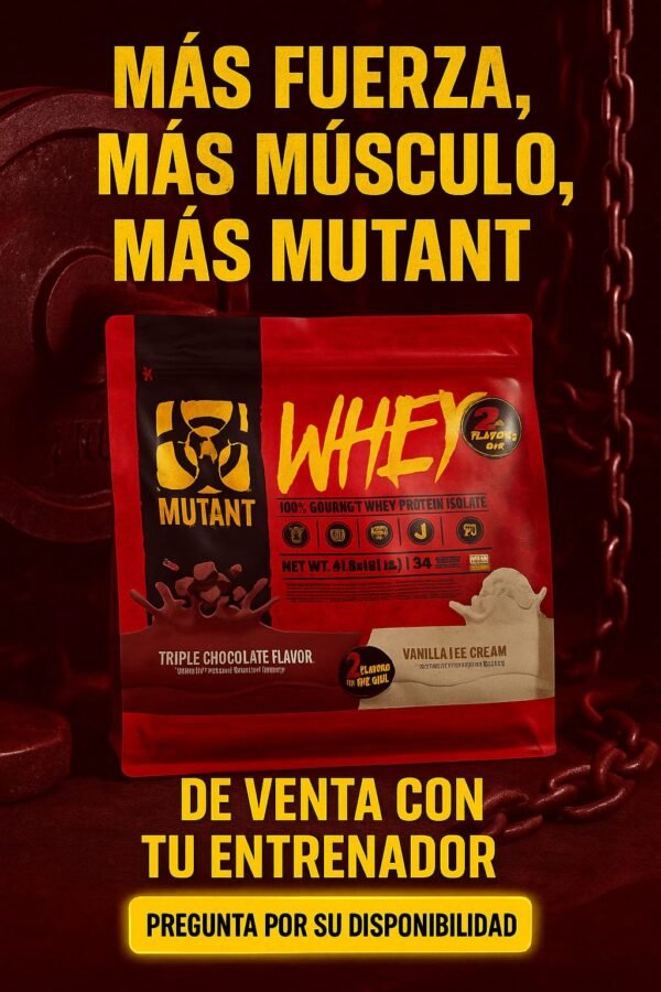 Whey doble sabor 💪 Proteína Doble Sabor Mutant – Potencia tu Crecimiento al Máximo